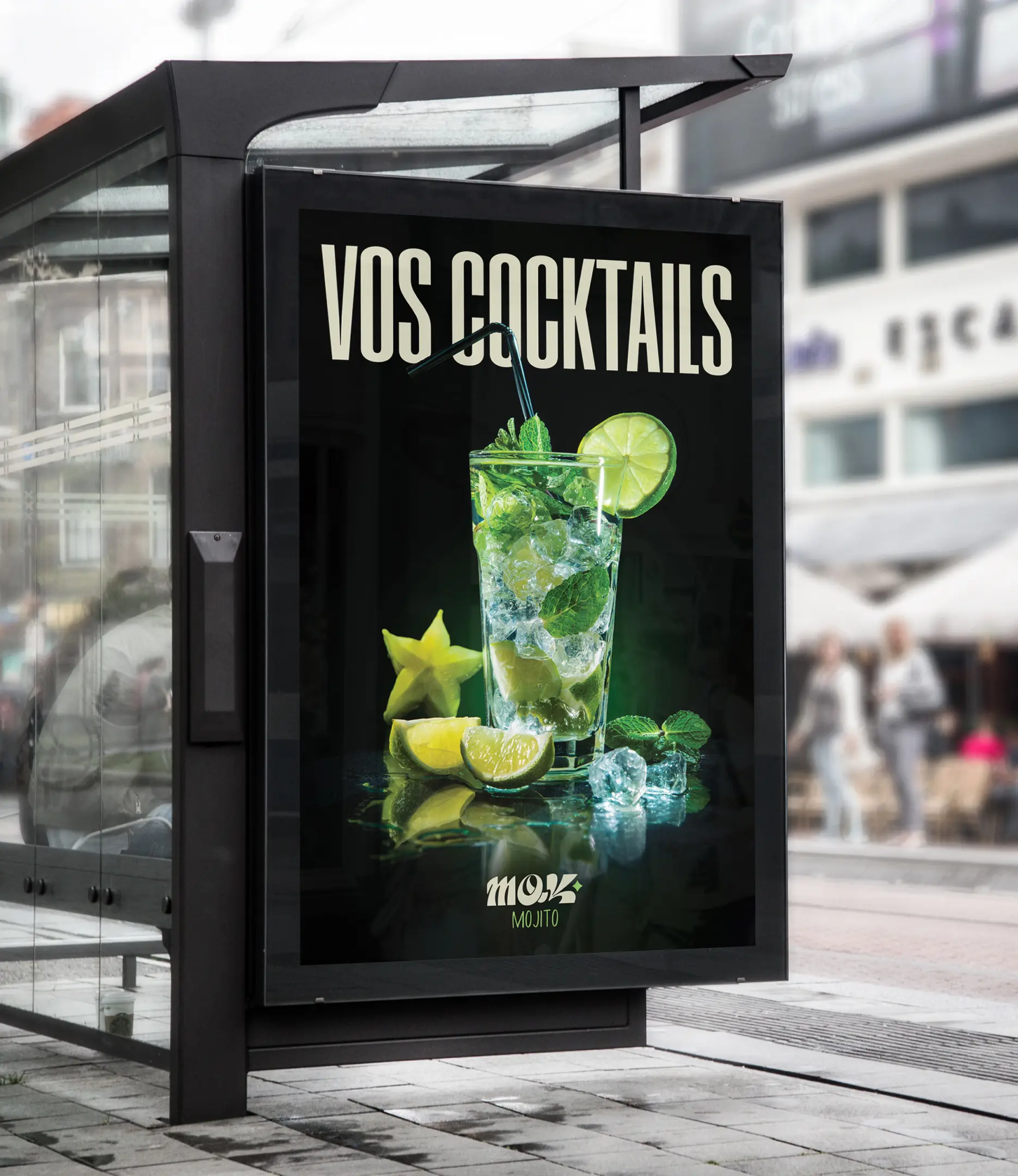 Affiche abris bus Mock