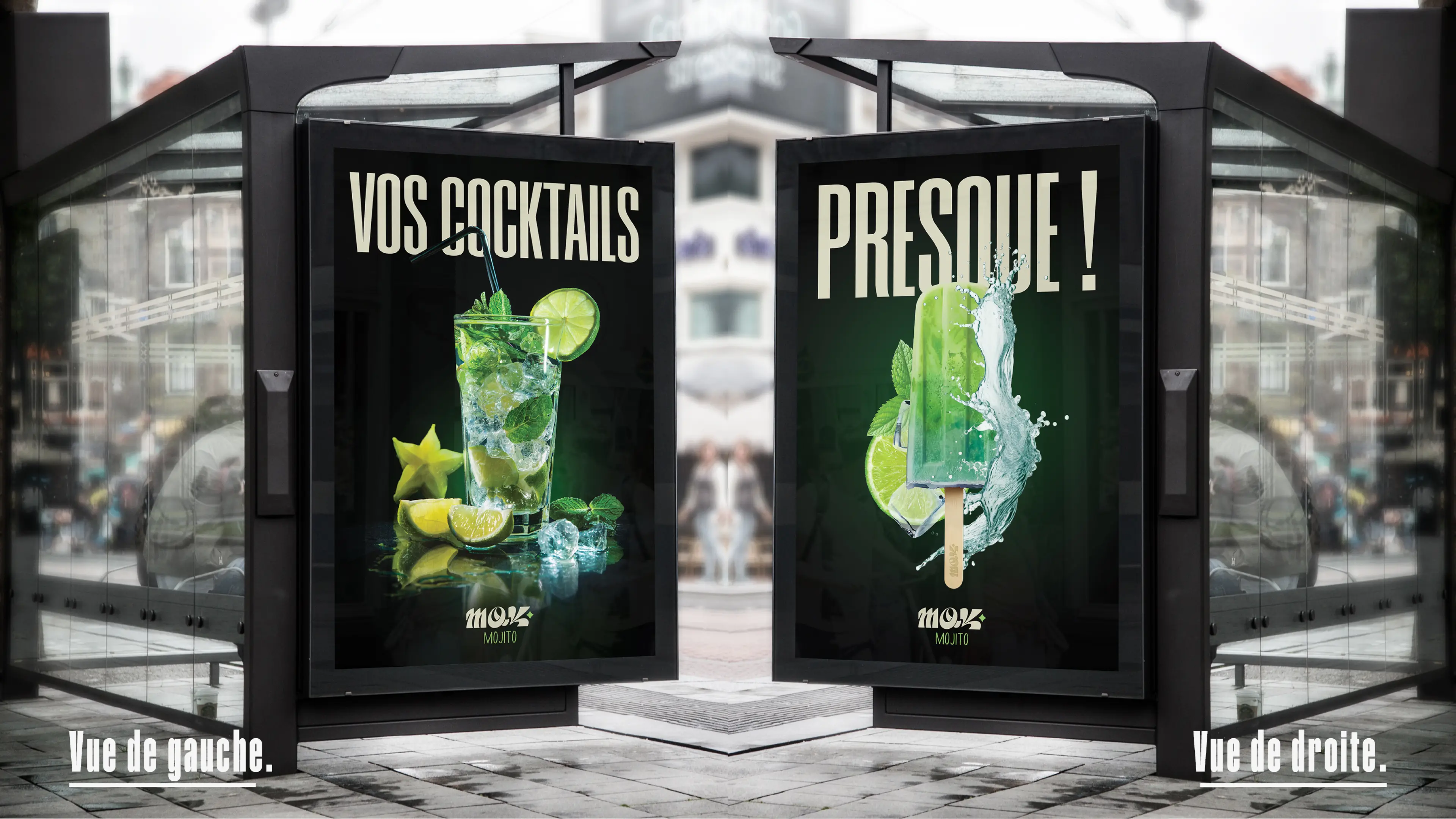 Affiche abris bus Mock