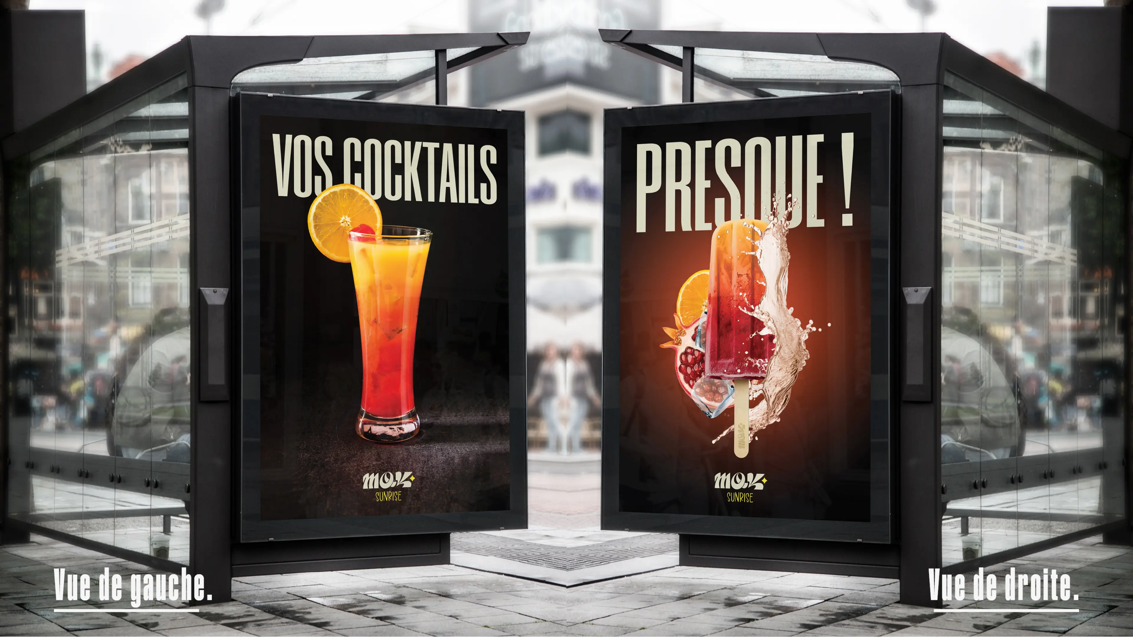Affiche abris bus Mock