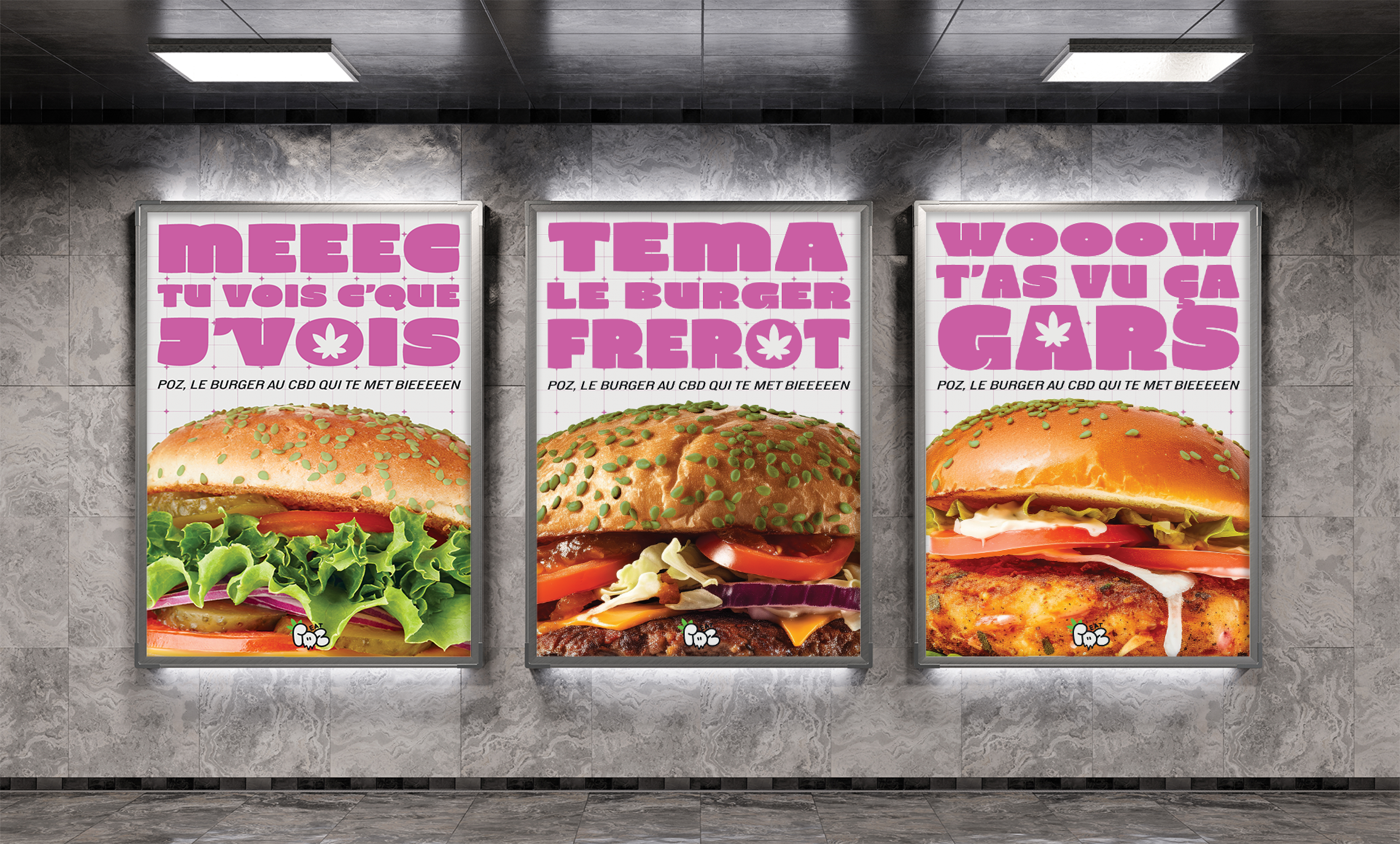 Affiches PUB POZeat